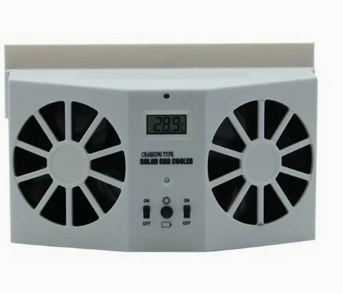 Two Brand New Solar Power Car Truck Cooling Fans for sale 1