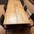 IKEA Skogsta Table & 8 Restaurant Supply Dining Chairs 3 thumbnail