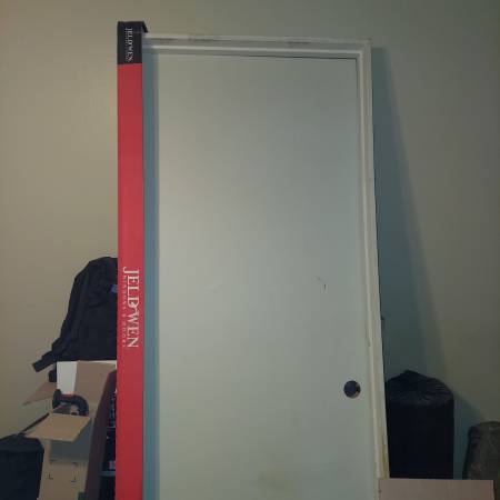 Replacement door and frame Jeld Wen 30' x 80" LH 1