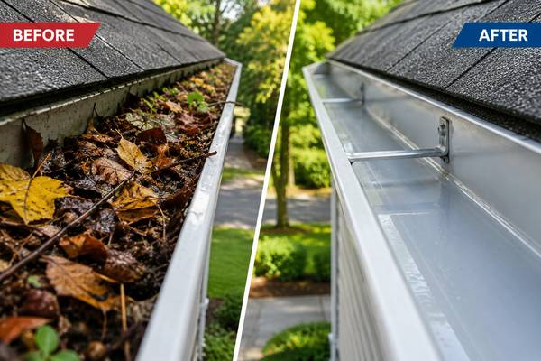 Gutter Cleaning & Downspout Flushing — Fairfield County 1