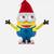 Universal 3.5 ft Animated LED Holiday Minion Christmas 2 thumbnail