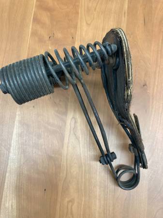 Antique Pre war Long Spring Bicycle Seat Saddle Mens 1