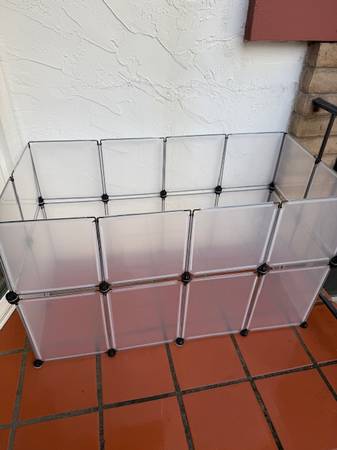 Installed cage for small pets. 1