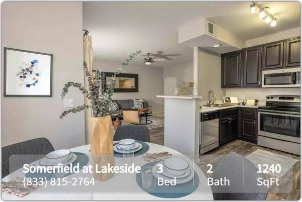 $2,430 / 3br - 1240ft2 - This deal won't last long! Gorgeous 3 bed, 2 bath! Prime location. (Elk Grove)64044023601793121