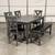 New Gray 6 Piece Dining Set - Table and Chairs and Bench (Can Deliver) 3 thumbnail