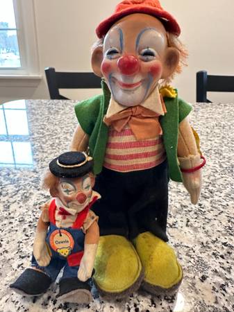 Steiff - ★シュタイフ★Clownie 14cm★ピエロのクロニー/道化師★STEIFF★ Clownie Clown Steiff Vintage German. For Sale at Ruby Lane