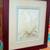 PAINTING Wall Hanging Flower Theme Print Cherry Color Wood Frame 2 thumbnail