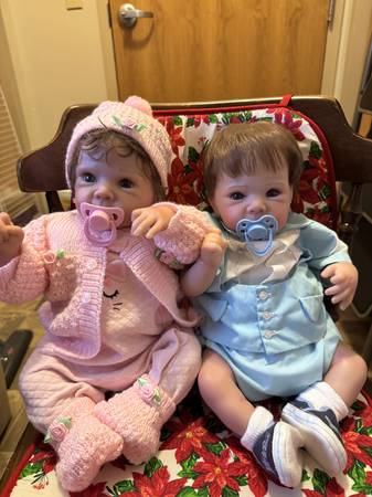 Beautiful Reborn Quality Made Twin Dolls 1