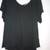 New, Pink with Black, Soft Blouse Top, Size L 8 thumbnail