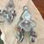 Rare Find - pair of UPJOHN PEWTER SCONCES  from 1976 - 30th anniv. 5 thumbnail