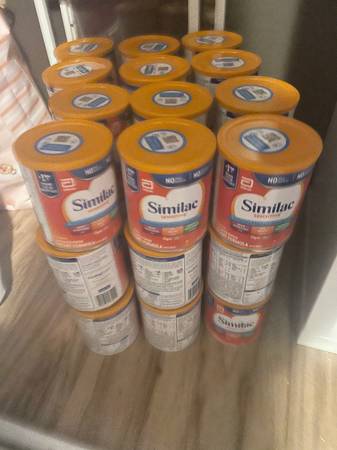 36 cans of similac sensitive (orange can) 1