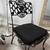 Wrought iron upholstered side chair 1 thumbnail