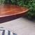 Vintage round mahogany dining pedestal table 10 thumbnail