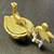 Brass Peacock Indian Kumkum Tikka Pot Dish 3 thumbnail