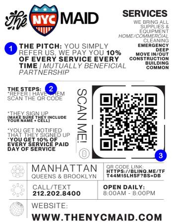 REALTORS: GET 10% OF EVERY REFERRAL EVERY TIME THEY ARE SERVICED 1