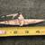 VINTAGE ALASKA CARVED BONE ESKIMO FISHERMAN IN KAYAK, SIGNED 8 thumbnail