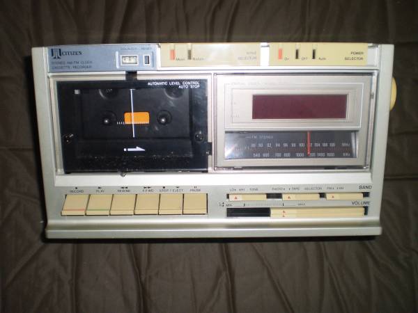 AM/FM Stereo Clock Cassette Recorder 1