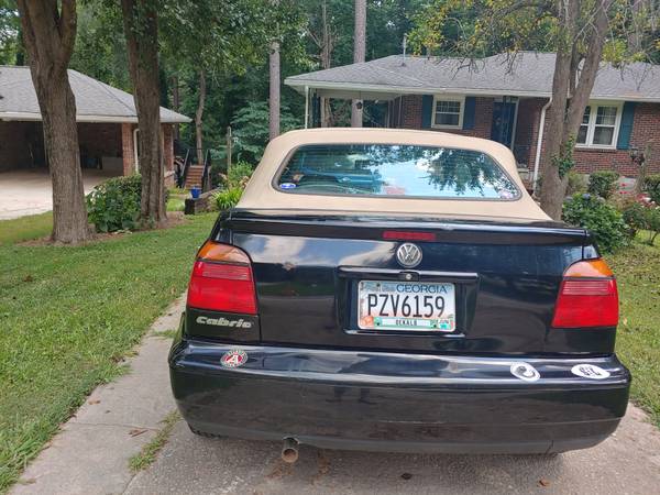 99 VW Cabrio - $4,900 (Decatur)63621145744257121
