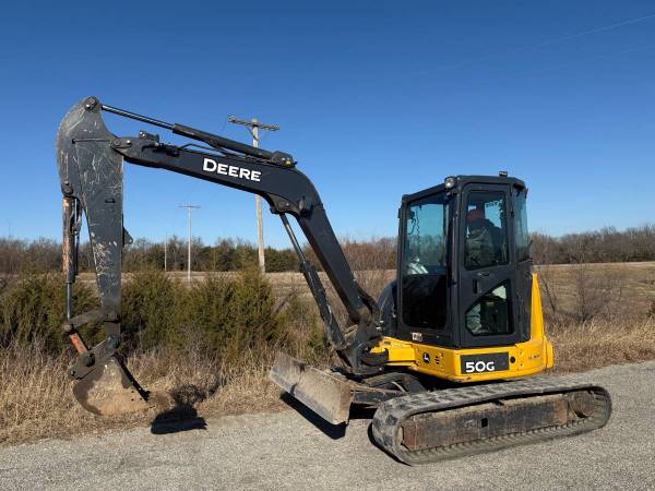 John Deere 50G Mini Excavator with Cab 1