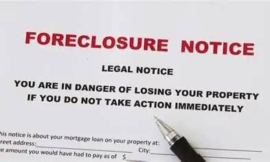 Foreclosure Notice = Danger Losing Property 1