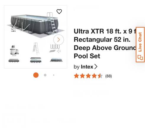 Rectangular ultra frame pool 1