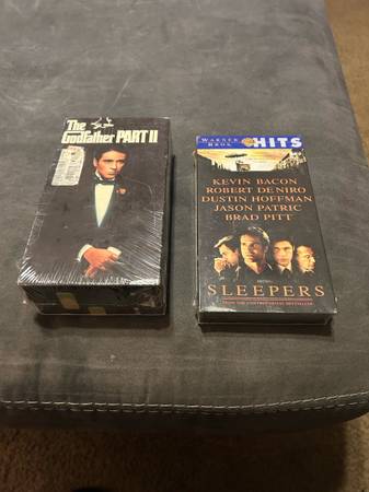 GODFATHER 2 & SLEEPERS SEALED VHS TAPES 1