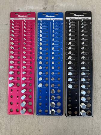 Snap-On Tools Thread Pitch Checker Gauge Metric + SAE aluminum Snap On 1