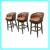 New Palecek Sullivan Swivel Bar Stools, Set Of Three 1 thumbnail