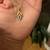 Yellow Gold Necklace with a Beautiful Emerald Pendant 4 thumbnail