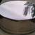 STAINLESS STEEL BASKET / BUCKET: OVAL 20" X 13" TOP, 9" TALL, 25" WITH 3 thumbnail