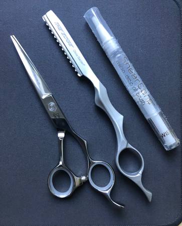 Olivia Garden SilkCut Pro 5.75 Shear, Razor & Oil Pen 1