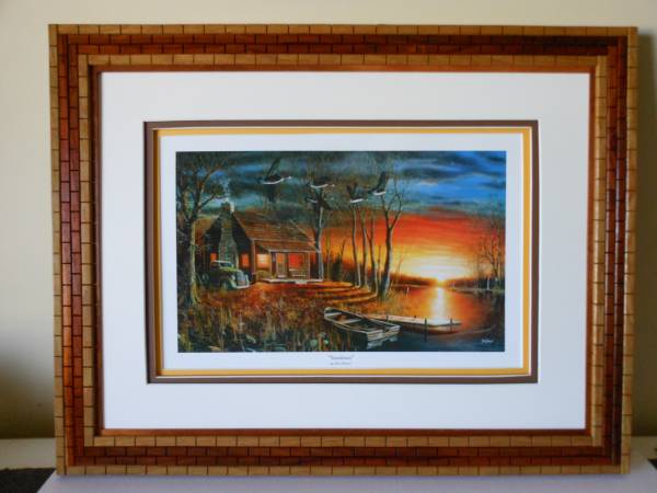#94 Sundown print by Jim Hansel signed 1