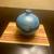 Crate & Barrel Blue Luster Vase 3 thumbnail