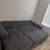 Gray Sectional Sleeper Sofa Queen Bed + Storage 5 thumbnail