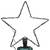 vidaXL Christmas Tree Spike Cold White Powder-coated steel, copper PVC 4 thumbnail