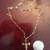 Brand New 18K Yellow Cross Necklace with Amazing Chain and Cross 4 thumbnail