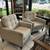 Gray and White Leopard Print Chair 4 thumbnail