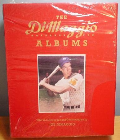 Joe DiMaggio Albums Sealed New York Yankees HOF MLB Baseball Book Set 1