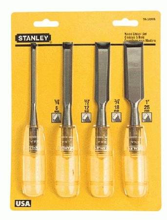 Stanley 16-200a 4-Piece Wood Chisel Set 1