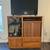 Beautiful wood entertainment center 2 thumbnail