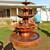 CEMENT WATER FOUNTAIN  (7-1/2 FEET TALL) 6' FOOT WIDE POND 16 thumbnail
