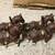 Vintage cast iron horse-drawn beer wagon 5 thumbnail