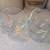VINTAGE 21 ARCOROC FRANCE CLEAR GLASS DISHES 7 thumbnail