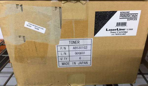 PRINTRONIX / LASERLINE L500 703532-002 TONER CARTRIDGES 1
