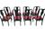 Set of 8 Ethan Allen Queen Anne Dining Chairs –$0 Delivery 4 thumbnail