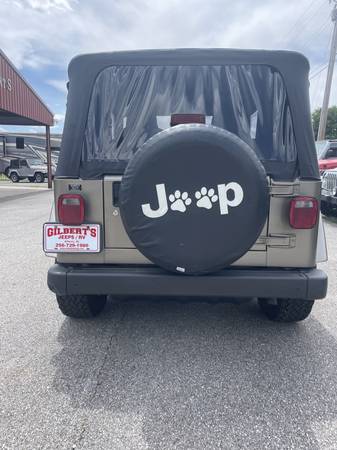 2003 JEEP WRANGLER SAHARA syk 151-24 - $13.900 (ATHENS)63470892516355122