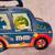 M&Ms 2002 Tin Lunchbox Bus Shaped Blue Handle Latch Vintage 6 thumbnail