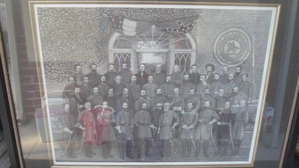 Framed Print all Confederate Generals 1