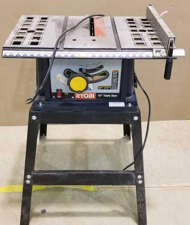 Ryobi bts 10 table saw less than 10 hours of use 1