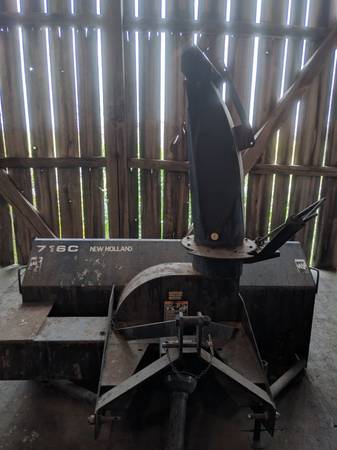 Tractor mounted Snowblower - 6ft. PTO Driven New Holland 1